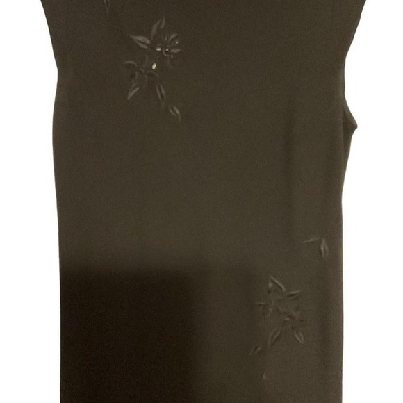 Rena Roan black embroidered witchy mystical maxi size 10 - Picture 5 of 7